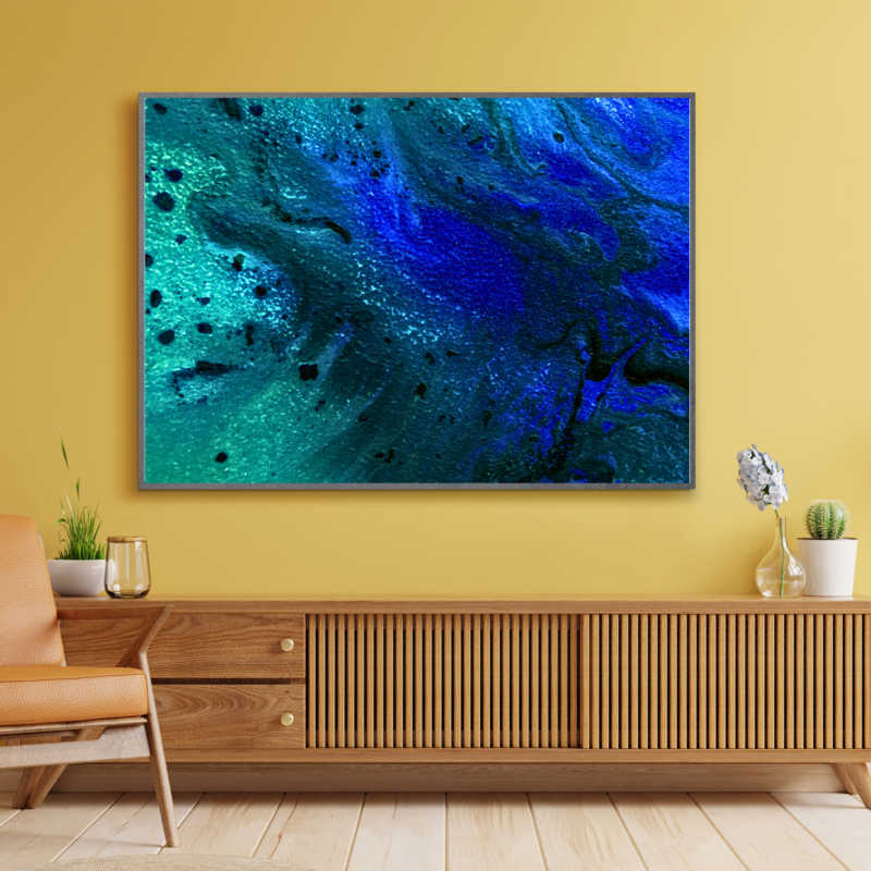 Oceanic Whispers - A Tranquil Symphony of Blue