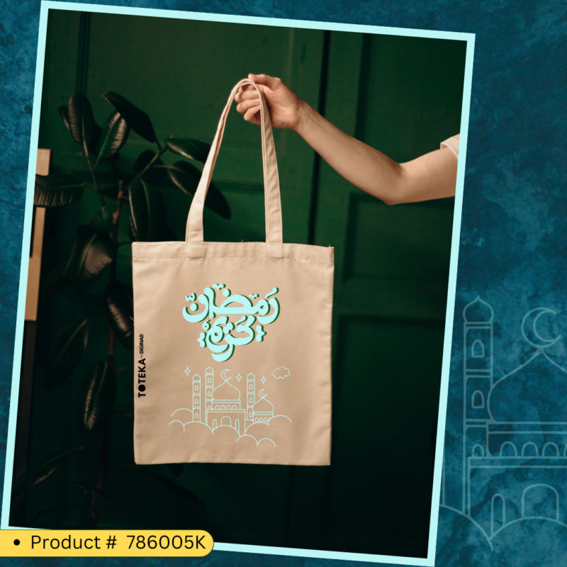 – Ramadan Mubarak Tote Bag | Gift-Ready Eco Bag