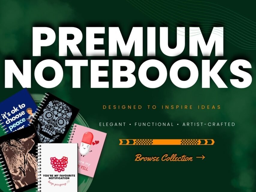 Premium Notebooks by DIGINAD – Artist Designed Notebooks Pakistan